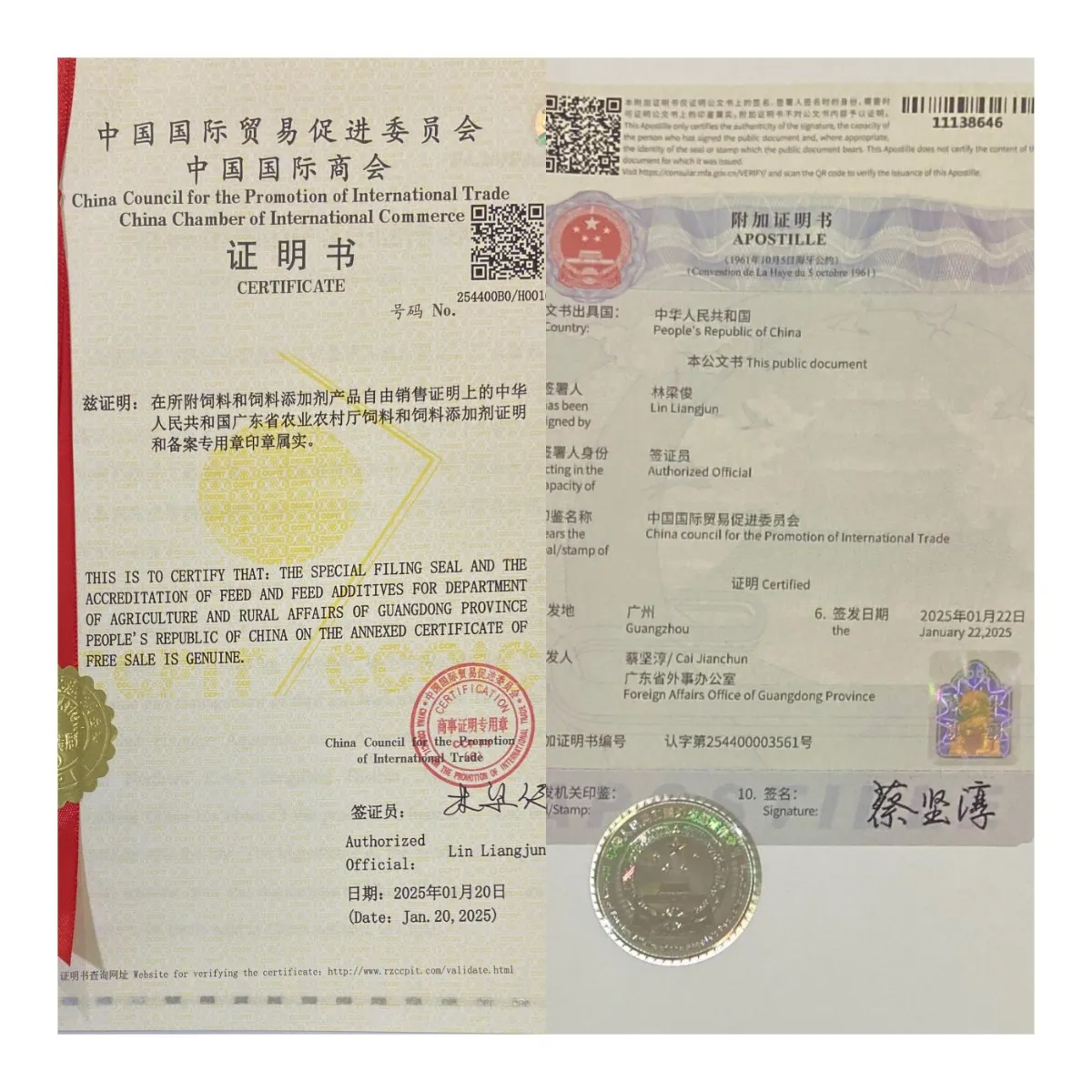 海牙证书